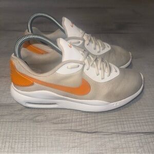 Size 7 - Nike Air Max Oketo White Orange Peel Womans Running Shoes
